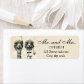Étiquette M. et Mme Ostrite (En situation)