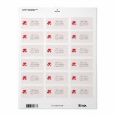 Étiquette Ma Saint Valentin (Feuille entière)