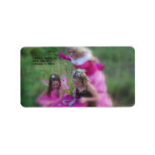 Étiquette Ma visite enchantée (Devant)