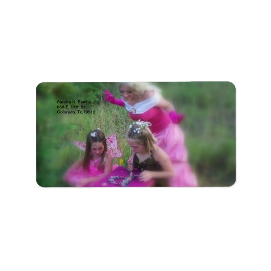 Étiquette Ma visite enchantée (Devant)