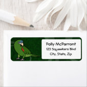 Étiquette Macaw de Hahn (En situation)