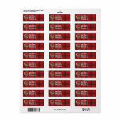 Étiquette MacDonald Sleet Tartan & Badge (Feuille entière)