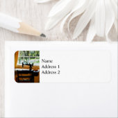 Étiquette Machine à coudre par fenêtre (En situation)