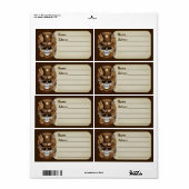 Étiquette Machine rétro Voodoo à vapeur crâne (Feuille entière)