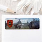 Étiquette macvsog sog Vietnam adresse de guerre (En situation)