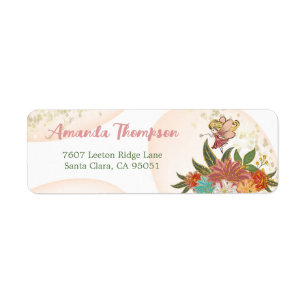 Étiquette Magic Fairies Woodland Whimsical Forest Adresse