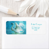 Étiquette Magical Swan (En situation)