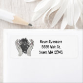 Étiquette Magick Hands (En situation)