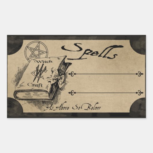 ÉTIQUETTE MAGICK POTION (Devant)