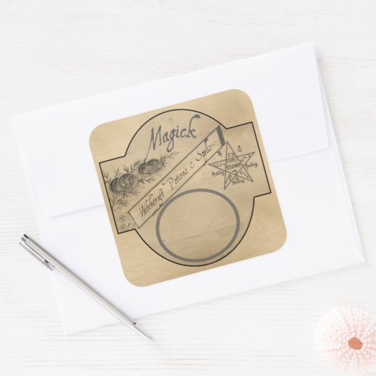 ÉTIQUETTE MAGICK POTIONS (Enveloppe)