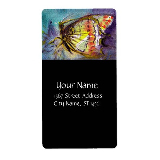 Étiquette MAGIQUE BULLETIN EN Noir BLEU (Devant)