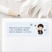 Étiquette Magique HARRY POTTER™ et Hogwarts (En situation)