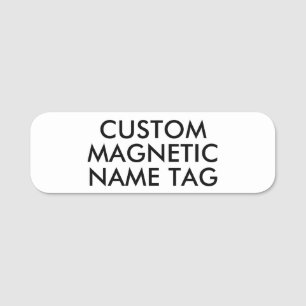 Étiquette magnétique personnalisée vierge 3"x1" av