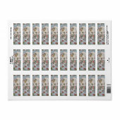 Étiquette Mahjong Lever de lune (Feuille entière)