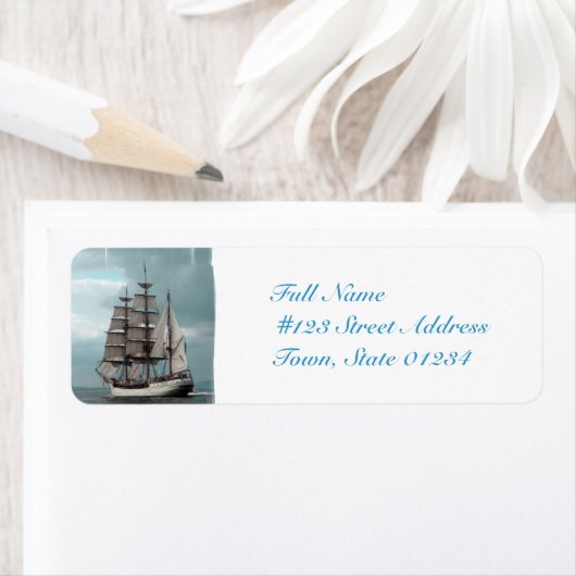 Étiquette MailingLabel-5 - Customisé (En situation)