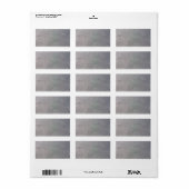 Étiquette Maillage en plastique noir (Feuille entière)