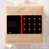 Étiquette Main de Hamsa feat : Arbre de Vie 3 (En situation)