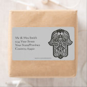 Étiquette Main de henné de Hamsa (Original) (En situation)