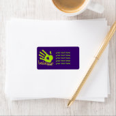 Étiquette main sur coeur (En situation)