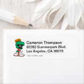 Étiquette Main sur les hanches MARVIN LE MARTIAN™ (En situation)