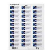 Étiquette Mains vers le ciel (Feuille entière)