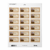 Étiquette Maison - Victorian - Chalet d'été (Feuille entière)