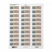 Étiquette Maisons du Parlement de Claude Monet Coucher de so (Feuille entière)