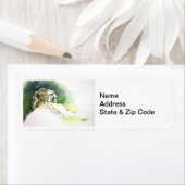 Étiquette Majestic Cheetah (En situation)