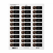 Étiquette Majestic Jaguar - Roi De La Jungle (Feuille entière)