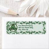 Étiquette Malachite Ivy Triskel (En situation)