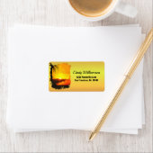 Étiquette Malecon Sunset 2441 Adresse (En situation)