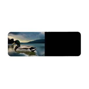 Étiquette Mallard Duck