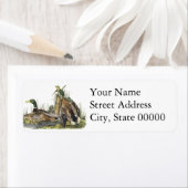 Étiquette Mallard, John Audubon (En situation)