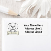 Étiquette Maltais personnalisé (En situation)