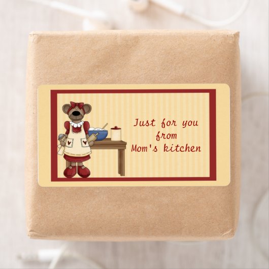 Étiquette Mama Bear Baking (En situation)