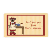 Étiquette Mama Bear Baking (Devant)