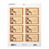 Étiquette Mama Bear Baking (Feuille entière)