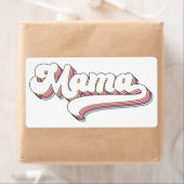 Étiquette Mama Rétro (En situation)
