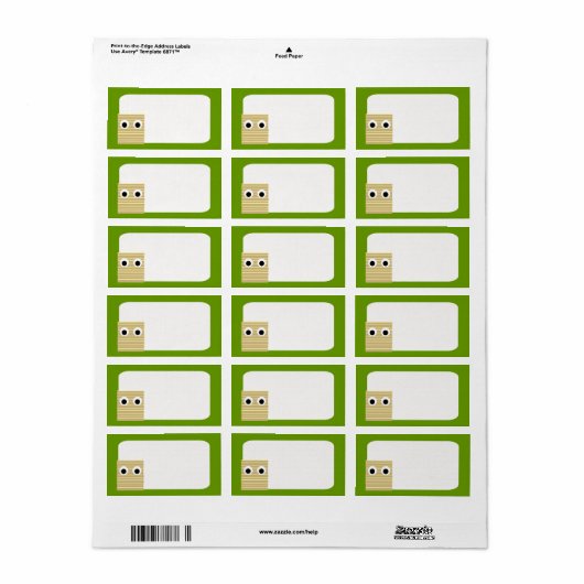 Étiquette Maman (Feuille entière)