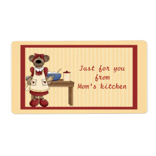 Étiquette Maman Bear Baking
