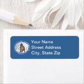 Étiquette Mammoth laineux (En situation)