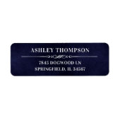 Étiquette Man Myth Legend Blue 90th Birthday Return Adresse (Devant)