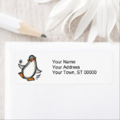 Étiquette manchot à danser idiot (En situation)