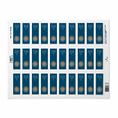 Étiquette Mandala (Feuille entière)