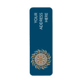 Étiquette Mandala (Devant)