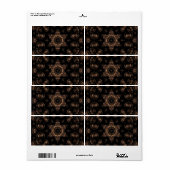 Étiquette Mandala de l'âge de bronze (Feuille entière)