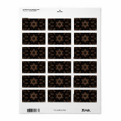 Étiquette Mandala de l'âge de bronze (Feuille entière)