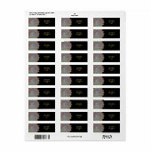 Étiquette Mandala Inde Style 1 (Feuille entière)