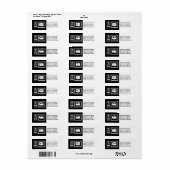 Étiquette Manger. Dormir. RV ! (Feuille entière)