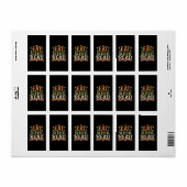 Étiquette Mangez Le Sommeil Lire, Lecture Drôle (Feuille entière)